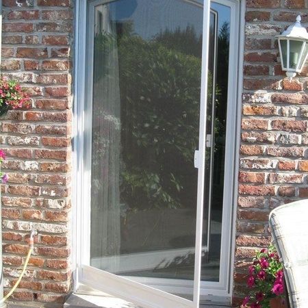 Sonderlösung für eine Terrassentür an einem geklinkerten Haus